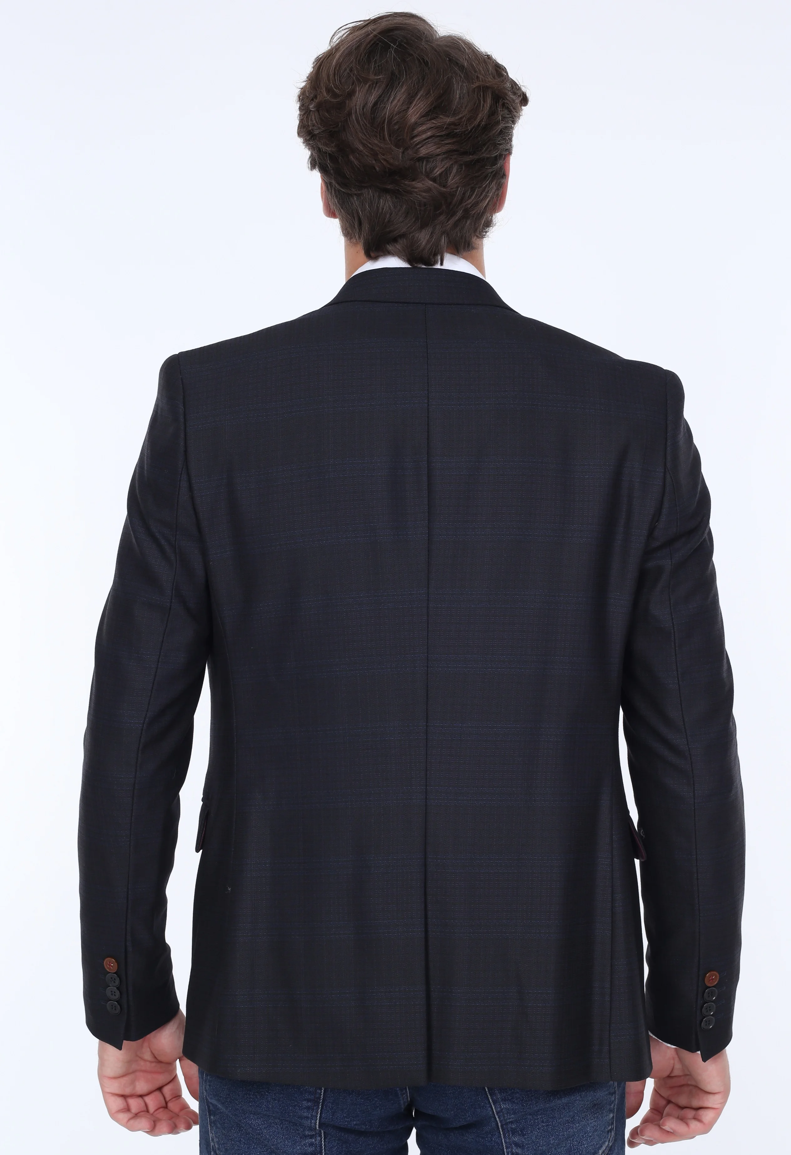 Мужской Блейзер, куртка ZENZEN 01233-черный, турецкое качество, стиль SLIM FIT, Сделано в Турции, настоящий европейский размер