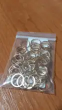 Aros de 8-40mm de diámetro redondo, conectores de cables para pendientes, anillos cerrados para DIY, fabricación de joyería de colgantes, suministros, accesorios, 20-50 Uds.