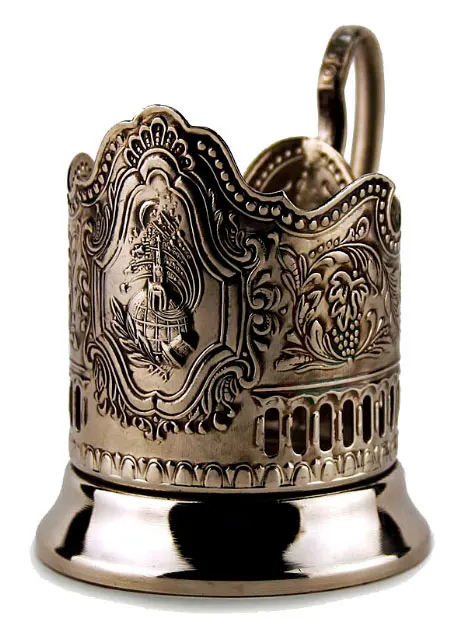 

Cup holder nickel-plated, space