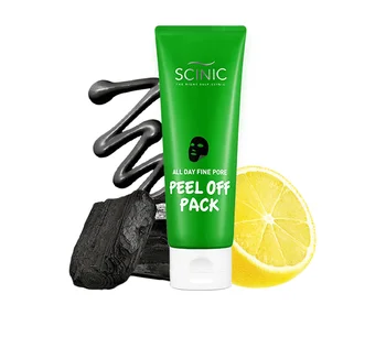 

Black Mask-Film for cleansing pores scinic all day fine pore peel off pack