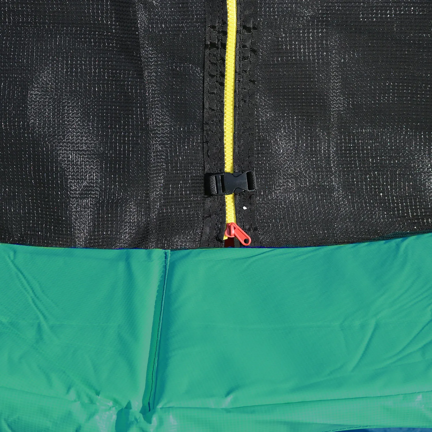 Батут DFC JUMP 12ft c сеткой, цвет green