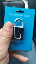 HISMAHO-candado de huella dactilar inteligente, impermeable, recargable por USB, antirrobo, Mini cerradura eléctrica para estuche de equipaje