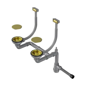 

Siphon for kitchen sink omoikiri wk-2c-lg