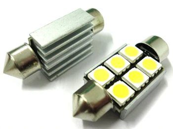 

Led bulb festoon Canbus T11 C5W 36mm 6 SMD 5050 12V lights license plate with heat sink