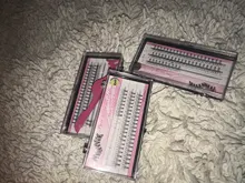 Pestañas de racimo de 60 clústeres/caja, pestañas de extensión de pestañas individuales gruesas bunches maquillaje profesional pestañas postizas