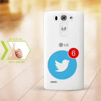 

Personalized LG G3 Slim Clear Silicone Phone Cover (Twitter-2)