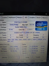 Intel Core i5 2540M 2.6GHz Dual Core Socket G2 Laptop CPU Processor SR044