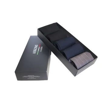

Set of men's socks made of mercerized cotton, 5 pairs (askomi) mix
