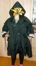 Coat Hoodie Streetwear Black Trench Female Long-Print XITAO Plus-Size Women Spliced Casual