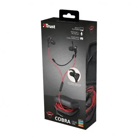 Headphones Trust Gaming Gxt 408 Cobra Drivers 10mm Detachable Microphone Ear Hooks Pads Rubber 3 Sizes Earphones Headphones Aliexpress