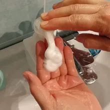 Lotion Soap-Dispenser Refillable-Bottle Shampoo Foamer-Pump Cleanser Shower-Gel Empty-Foaming