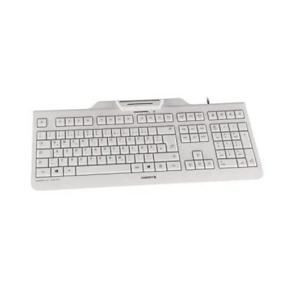 Клавиатура с картридером Cherry JK-A0100ES-0 White