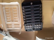 Fuse-Box-Holder Trike Marine Cover Plastic 32V 12V with LED Indicator-Light 6-Ways 