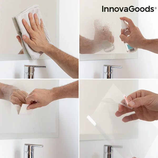 InnovaGoods противотуманная зеркальная пленка(набор x2