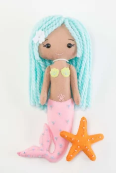 

Set for sewing textile doll TUTTI 01-04 "Mermaid Ariel"