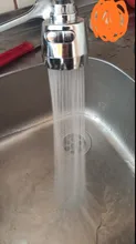 Kitchen Faucet Nozzle Sprayer Shower WATER-ROTATABLE-FILTER Splash-Proof Tap Stainless-Steel