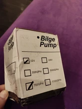 Bilge-Pump Submersible Electric-Water-Pump High-Flow Motor-Homes 1100GPH 12V 24V DC 500