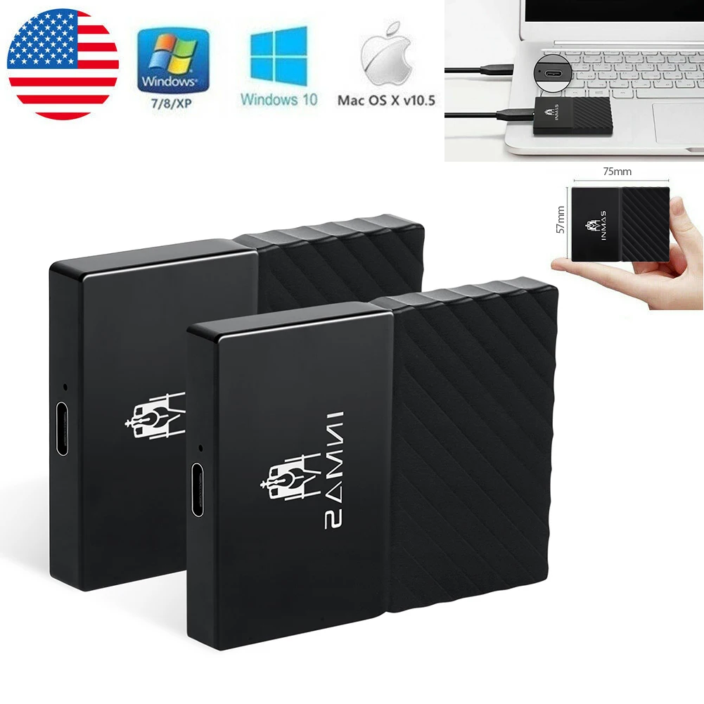 Портативный твердотельный накопитель USB 3 0 Type C 2 ТБ | Компьютеры и офис