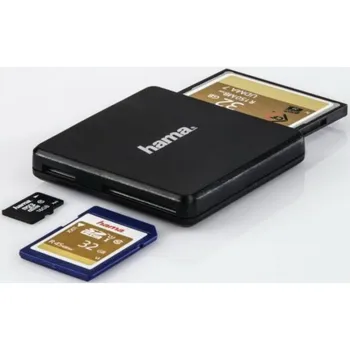 

Memory card reader USB3.0 Hama multi h-124022 Black