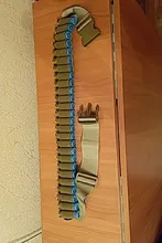 Cinturón Bandoliers para armas de caza, soporte de munición redondo de 26/55 pulgadas, 12GA, 8 unidades