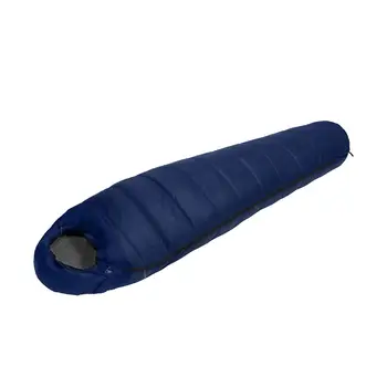 

Sleeping bag down Pamirs 800 + XL right blue/dark gray (1692c-80315-r) Basque