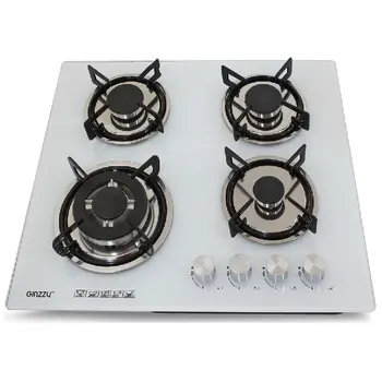

Built-in gas hob ginzzu hcg-443 White