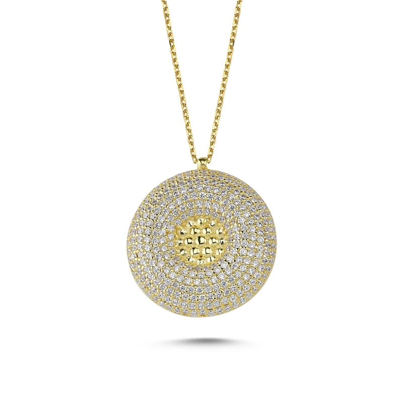 

Armagano Zircon Cubic Zirconia Round Ghost Pendant