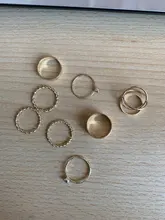 10 unids/set moda minimalista Punk Midi redondo anillo de conjunto para mujer Bohemia Vintage Metal dedo nudillo anillos de joyería