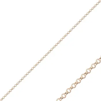

Angemiel 925 Silver 40 Micron Doç Rose Gold Plated Chain Necklace-50cm