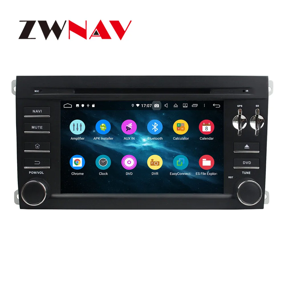 Excellent Android 9 4+64G DSP IPS Car DVD Player GPS Navigation For PORSCHE Cayenne 2006-2010 Head Unit Multimedia Player Tape Recorder 1