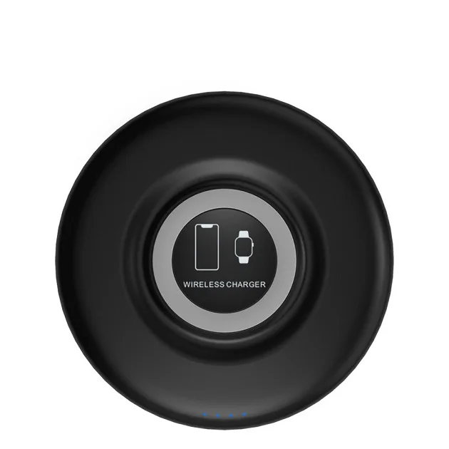 Беспроводное зарядное устройство 2 в 1 для iwatch и iPhone(Черный