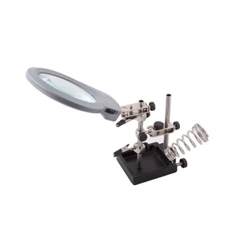 

Clamp for soldering "third hand" with stand under the soldering iron and backlit LED zd-10m