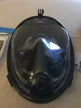 Máscara de esnórquel de cara completa para adulto, máscara de buceo subacuática antiniebla, vista panorámica, para chico