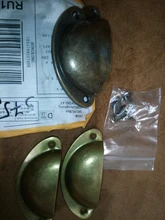 Shell-Pull-Handles Furniture-Knobs Cabinet-Door-Handle Drawer Cupboard Metal KAK Kitchen