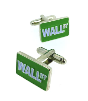 

Gemeloland shirt cufflinks Wall Street Street shirt cufflinks mens Original gift