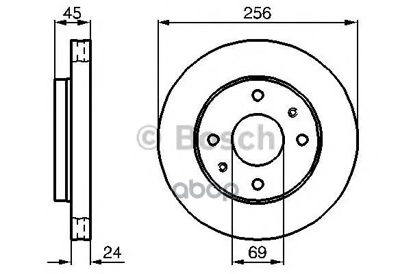 Тормозной Диск 0986478531 Bosch арт. 0986478531
