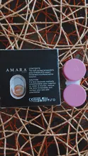 AMARA-lentes de contacto de colores para Halloween, 1 par, para ojos, maquillaje, fiesta, 1 año