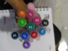 Lote de 12 bolígrafos creativos de Gel de 0,5mm, 12 colores, marcadores de tinta de color, papelería, estilo de moda, regalo de artículos de oficina