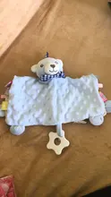Toalla de apaciguamiento para bebé, Adorable manta de seguridad cuadrada suave, toallas de peluche de felpa, edredón, cojín para dormir, juguete para regalo