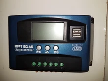 Dual-Usb Controller Regulator-Charge Auto-Solar-Cell-Panel-Charger MPPT Lcd-Display 30/40/50-/..