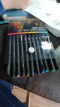 Fineliner-rotulador de arte para pintar y dibujar, 12/24/36/48/60 colores, regalo para estudiantes, suministros de papelería para oficina y escuela, 04031