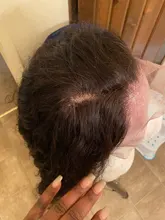 Luvin-Peluca de cabello humano rizado con malla Frontal para mujer, postizo de 30 a 40 pulgadas de densidad 180, sin pegamento, color agua, color negro, brasileña, desplumada