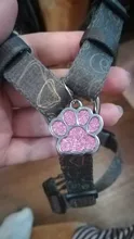 Pendant Pet-Accessories Engraved Dog-Cat-Tags Name-Collar Dog Puppy Paw Personalized