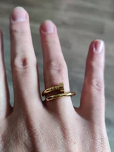 Anillos de acero inoxidable para uñas para mujeres y hombres, nuevos diseñadores, amuletos de joyería de moda, regalo de fiesta, amantes, Hip-hop, venta al por mayor, 2021