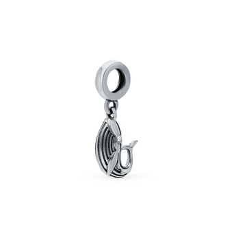 

Silver Pendant-charm with cubic zirconia sunlight sample 925