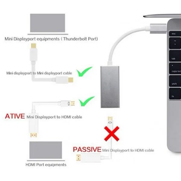 Переходник Type C в Display Port(серый