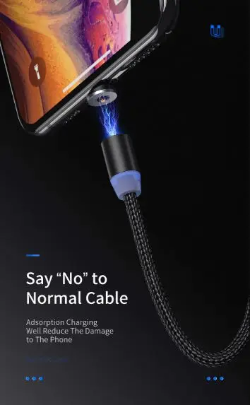 YKZ Магнитный USB C для huawei samsung type C type-c зарядный USB C Магнитный кабель Micro USB шнур для сотового телефона провод для iPhone