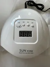 SUN X7 MAX-Lámpara LED UV de secado rápido para uñas, de alta potencia, 180W, esmalte de Gel, herramienta de secado de uñas con Sensor inteligente, nueva oferta