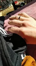 Kristi tina-Anillos redondos sencillos para hombre y mujer, anillos de boda de color oro rosa para mujer, regalo de joyería para amantes