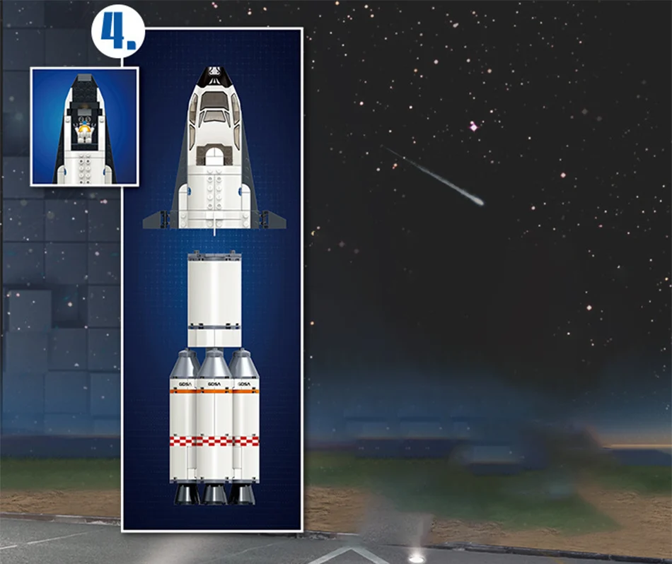 de satélite, lançamento de foguete, modelo de